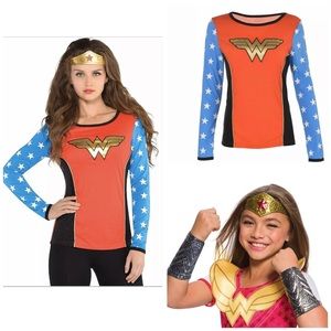 Wonder Woman Long Sleeve Top Halloween Costume